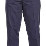 Elastische Taille Broek met trekkoord | Navy | www.pietkoopmans.nl