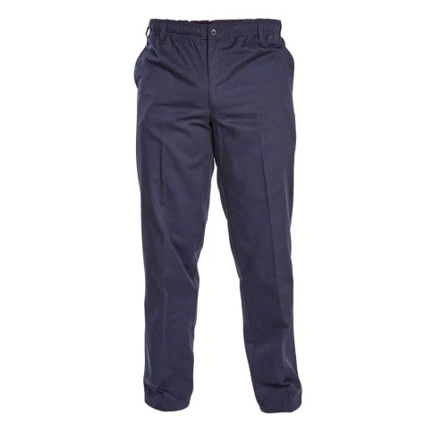 Elastische Taille Broek met trekkoord | Navy | www.pietkoopmans.nl
