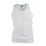 Mouwloos T-Shirt | Wit  | www.pietkoopmans.nl