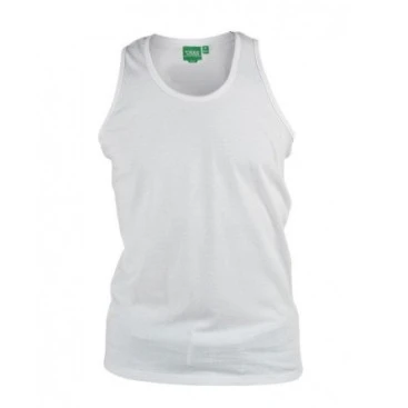 Mouwloos T-Shirt | Wit  | www.pietkoopmans.nl
