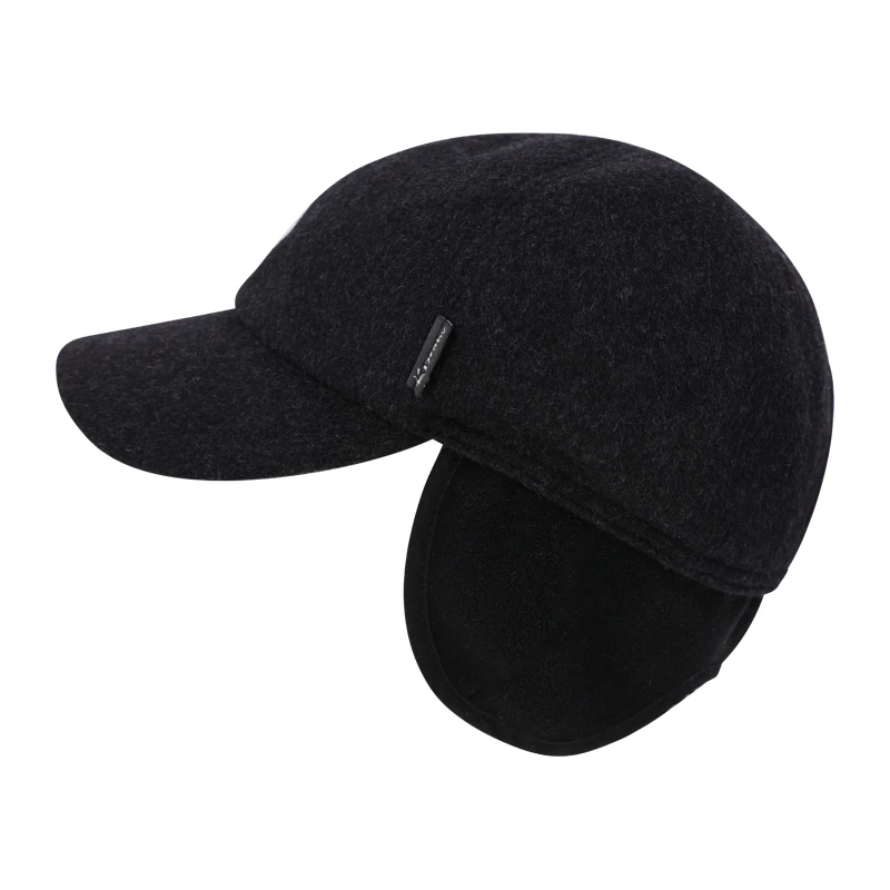 Derby Cap Oorkleppen | Antraciet Teflon | www.pietkoopmans.nl