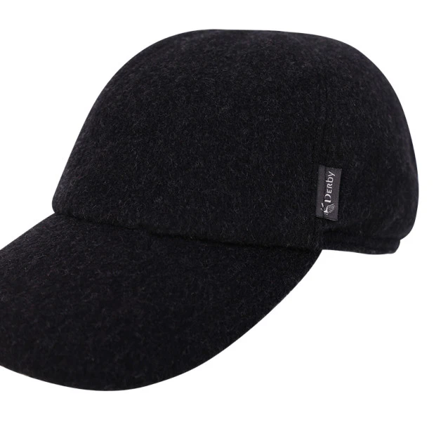 Derby Cap Oorkleppen | Antraciet Teflon | www.pietkoopmans.nl
