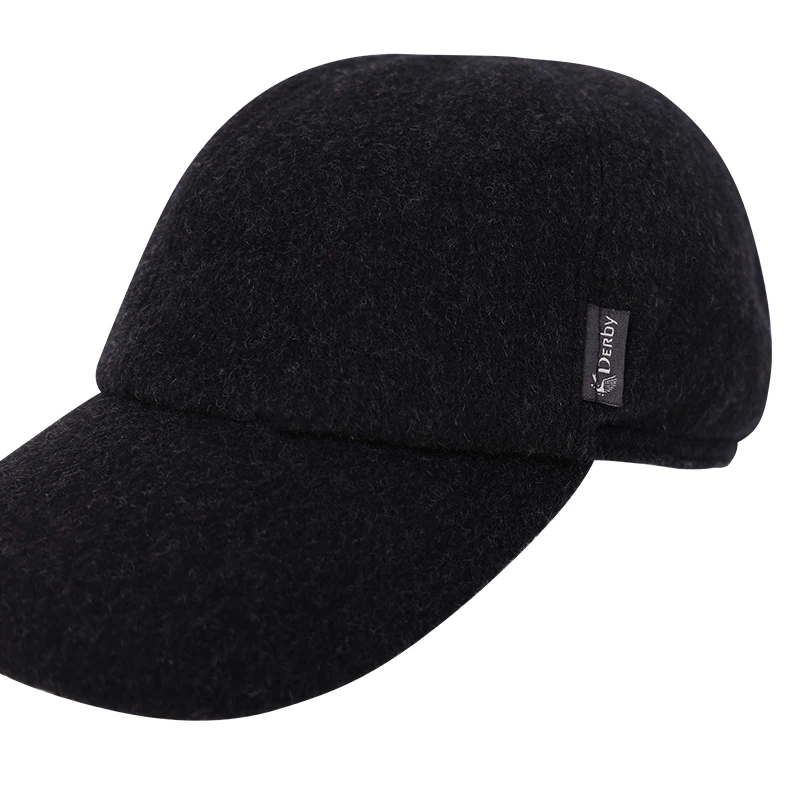 Derby Cap Oorkleppen | Antraciet Teflon | www.pietkoopmans.nl