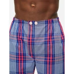 Derek Rose Classic Pyjama | Kobalt Ruit | www.pietkoopmans.nl