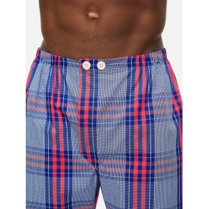 Derek Rose Classic Pyjama | Kobalt Ruit