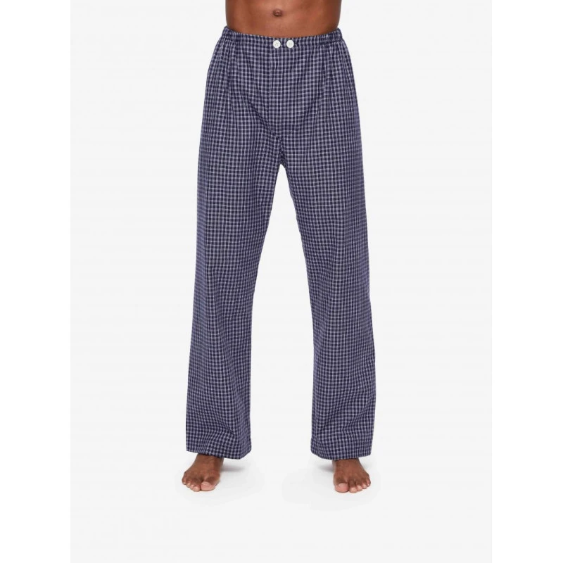 Derek Rose Flanel Pyjama | Luxe Ruit | www.pietkoopmans.nl