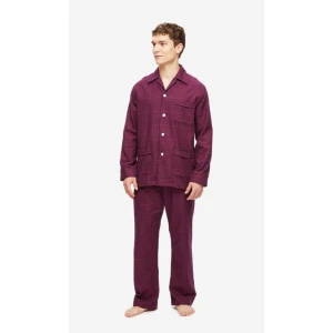 Derek Rose Flanel Pyjama | Bordeaux 