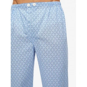 Derek Rose Classic Pyjama | Lichtblauw Vintage