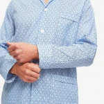 Derek Rose Classic Pyjama | Lichtblauw  Vintage | www.pietkoopmans.nl