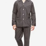 Derek Rose Classic Pyjama | Marine Vintage | www.pietkoopmans.nl
