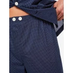 Derek Rose Classic Pyjama | Marine Stip | www.pietkoopmans.nl