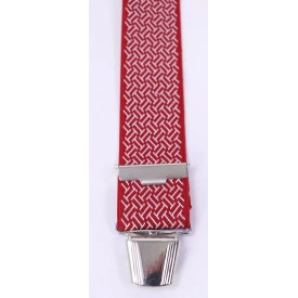 Bretels | Rood Wit Print