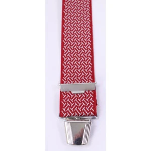 Bretels | Rood Wit Print