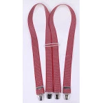 Bretels | Rood Wit Print