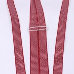 Bretels | Rood Wit Print