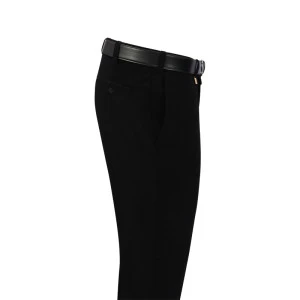 Duke Ribcord Corduroy Broek | Fijn Zwart