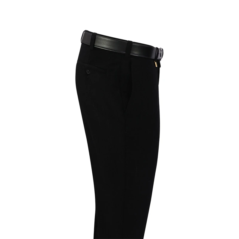 Duke Ribcord Corduroy Broek | Fijn Zwart | www.pietkoopmans.nl