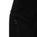 Duke Ribcord Corduroy Broek | Fijn Zwart | www.pietkoopmans.nl
