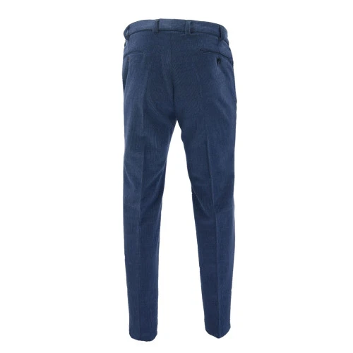 Duke Corduroy Broek | Blauw | www.pietkoopmans.nl