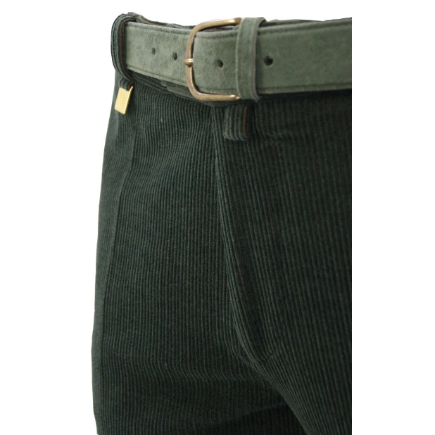 Duke Corduroy Broek | Groen | www.pietkoopmans.nl