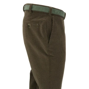 Duke Corduroy Broek | Donker Olijf