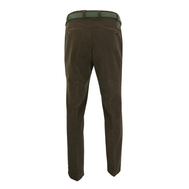 Duke Corduroy Broek | Donker Olijf | www.pietkoopmans.nl