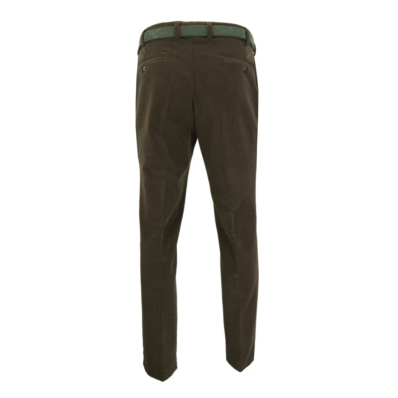 Duke Corduroy Broek | Donker Olijf | www.pietkoopmans.nl