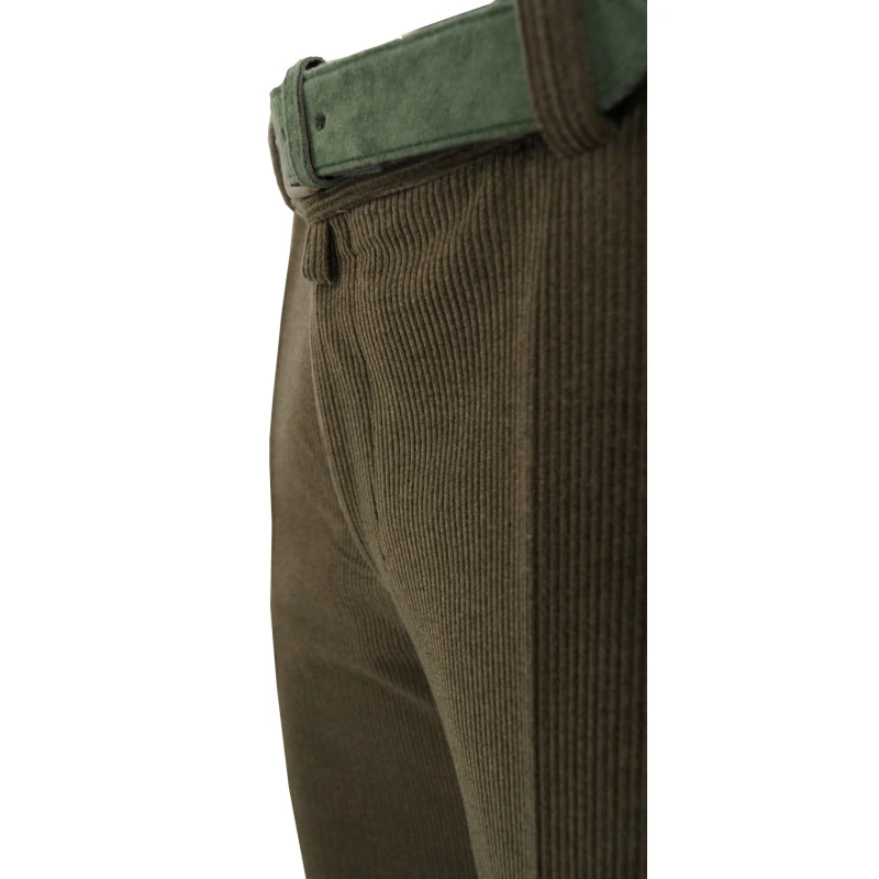 Duke Corduroy Broek | Donker Olijf | www.pietkoopmans.nl