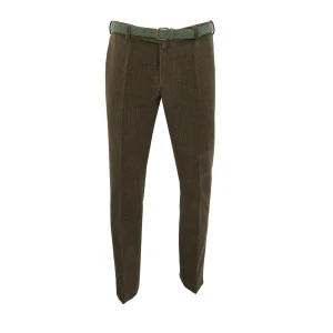 Duke Corduroy Broek | Donker Olijf
