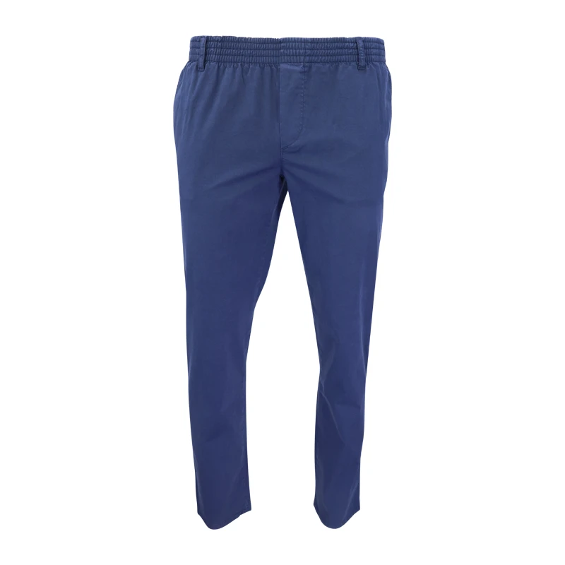 Elastische Taille Broek  | Meppel Donkerblauw | www.pietkoopmans.nl