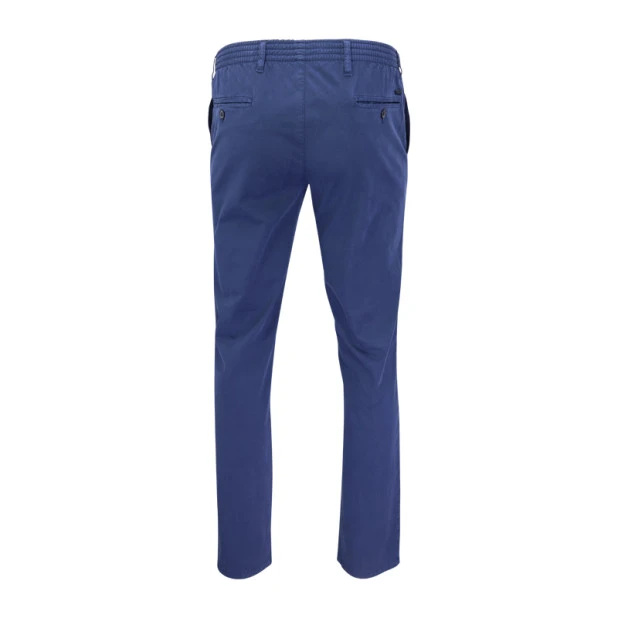 Elastische Taille Broek  | Meppel Donkerblauw | www.pietkoopmans.nl