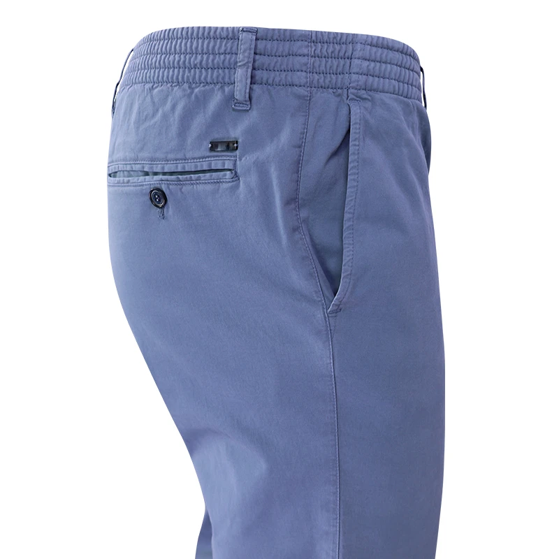 Elastische Taille Broek  | Meppel Licht Denim | www.pietkoopmans.nl