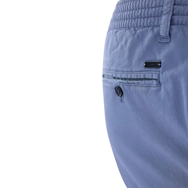 Elastische Taille Broek  | Meppel Licht Denim | www.pietkoopmans.nl