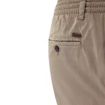 Elastische Taille Broek  | Meppel Taupe | www.pietkoopmans.nl