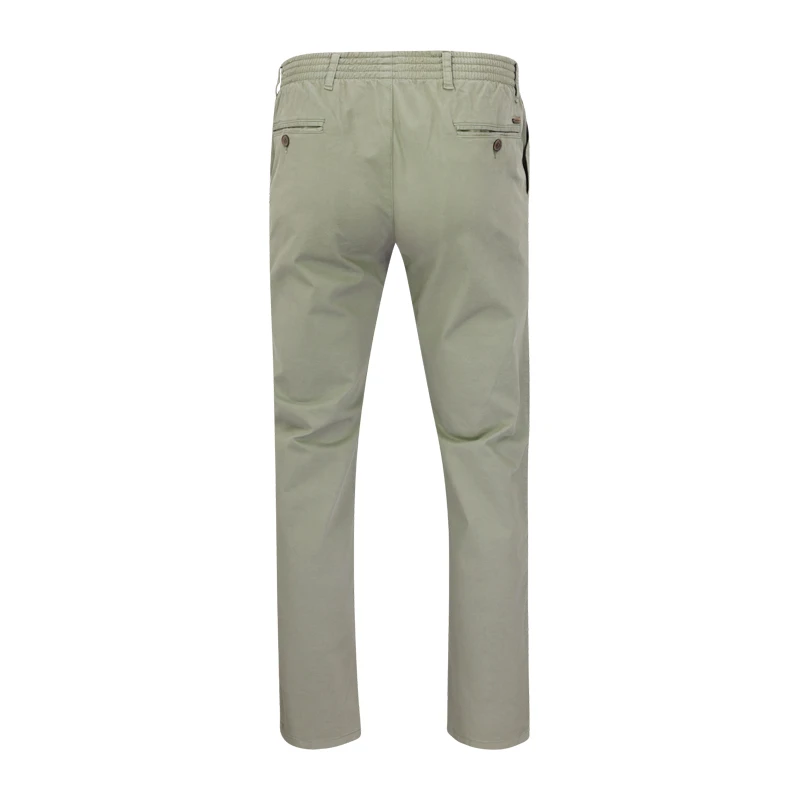 Elastische Taille Broek  | Meppel Olijf| www.pietkoopmans.nl