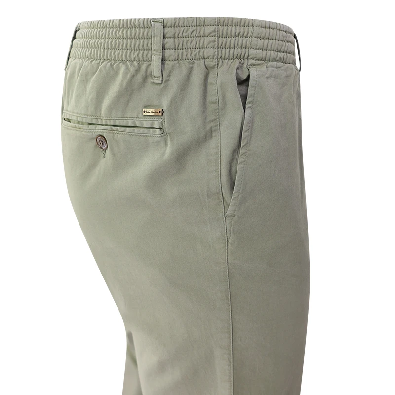 Elastische Taille Broek  | Meppel Olijf| www.pietkoopmans.nl