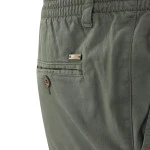 Elastische Taille Broek  | Meppel Khaki | www.pietkoopmans.nl