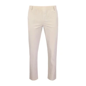 Elastische Taille Broek  | Meppel Beige
