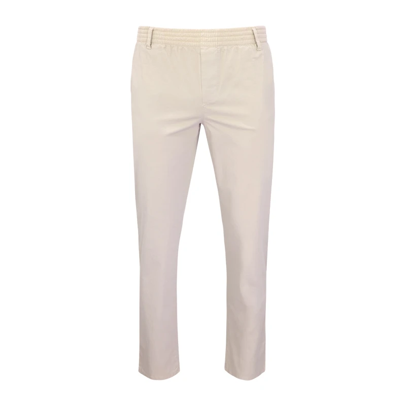 Elastische Taille Broek  | Meppel Beige| www.pietkoopmans.nl