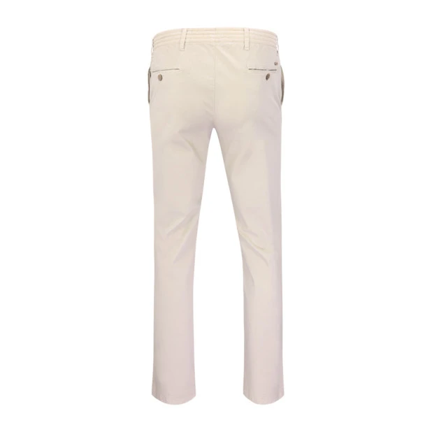 Elastische Taille Broek  | Meppel Beige| www.pietkoopmans.nl