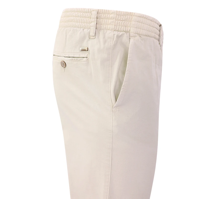 Elastische Taille Broek  | Meppel Beige| www.pietkoopmans.nl
