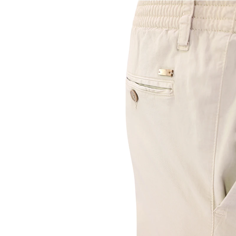 Elastische Taille Broek  | Meppel Beige| www.pietkoopmans.nl