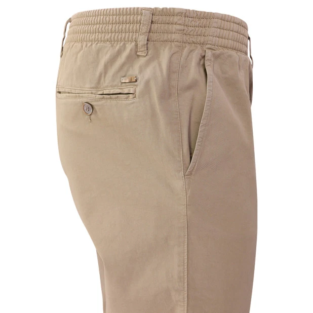 Elastische Taille Broek  | Meppel Camel | www.pietkoopmans.nl