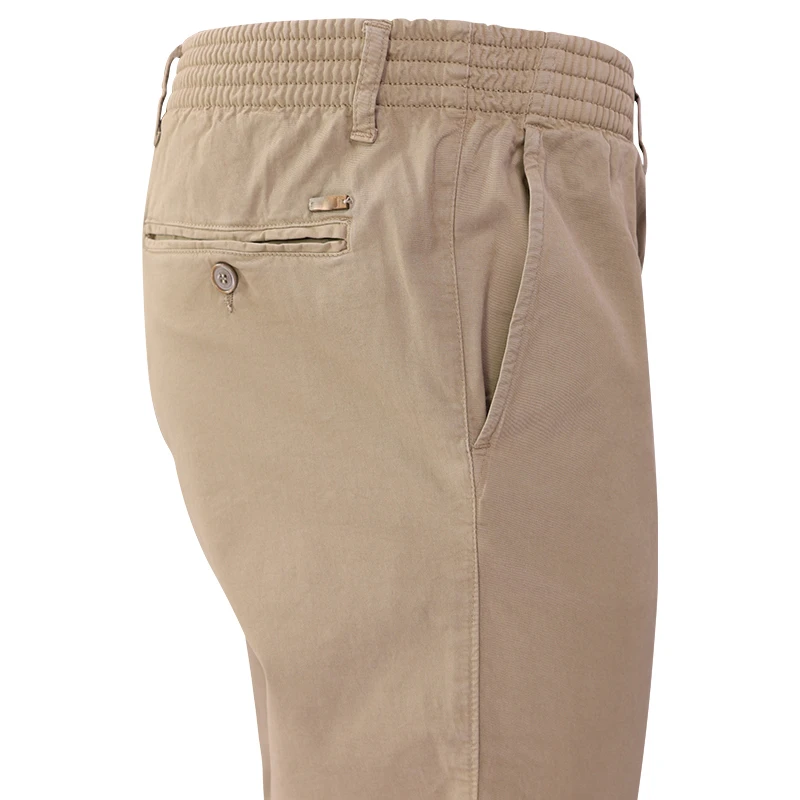 Elastische Taille Broek  | Meppel Camel | www.pietkoopmans.nl