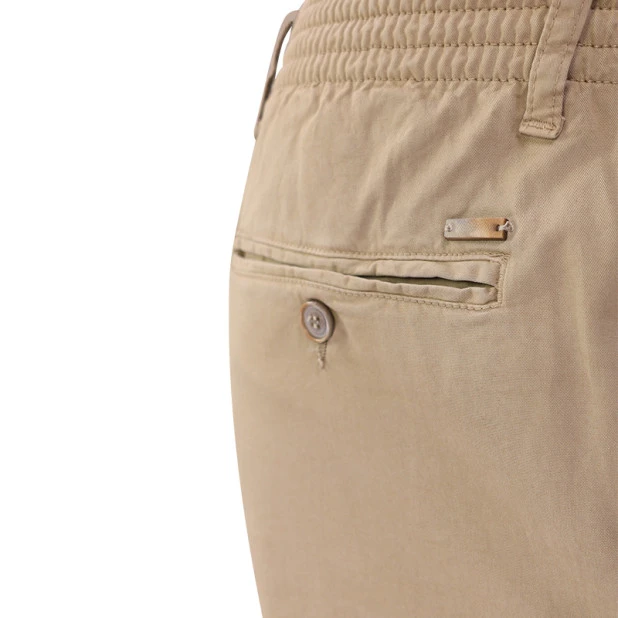 Elastische Taille Broek  | Meppel Camel | www.pietkoopmans.nl