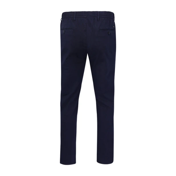 Elastische Taille Broek  | Meppel Navy | www.pietkoopmans.nl