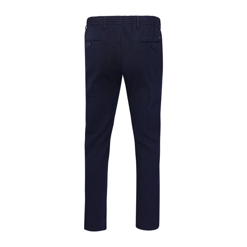 Elastische Taille Broek  | Meppel Navy | www.pietkoopmans.nl