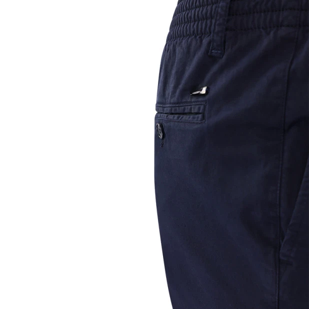 Elastische Taille Broek  | Meppel Navy | www.pietkoopmans.nl