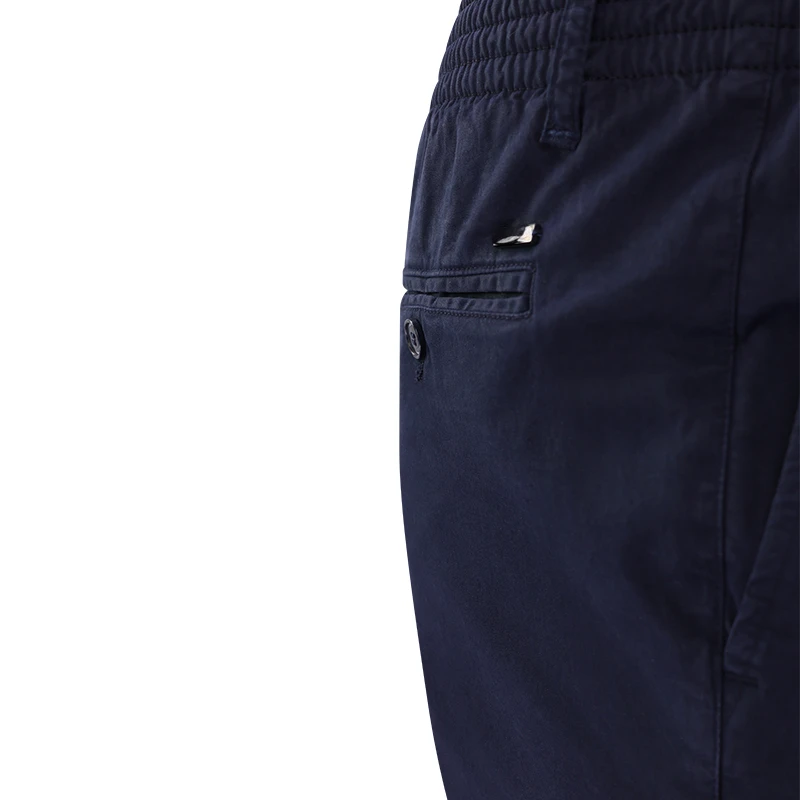 Elastische Taille Broek  | Meppel Navy | www.pietkoopmans.nl