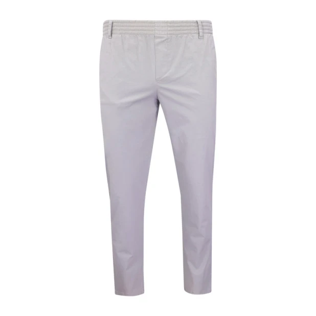 Elastische Taille Broek  | Meppel Lichtgrijs| www.pietkoopmans.nl
